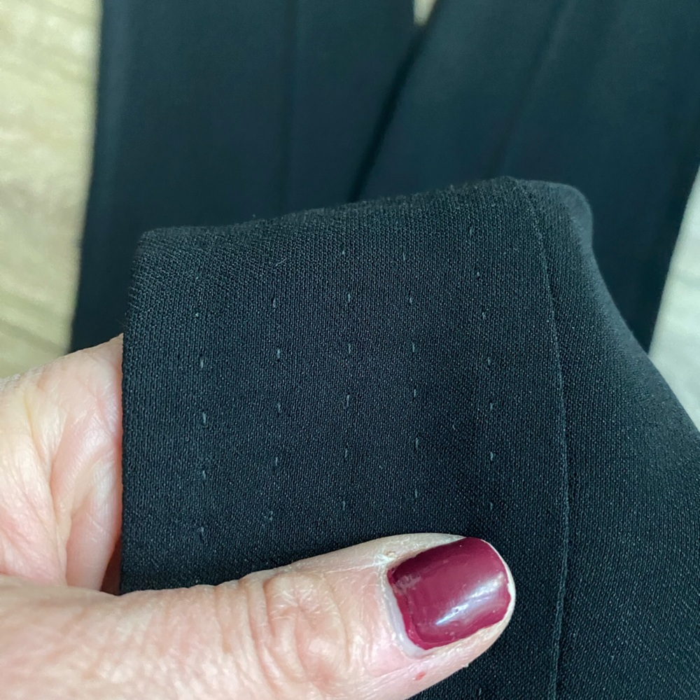 VTG Adrienne Vittadini Classico Wide Leg Trousers Black - Picture 5 of 8